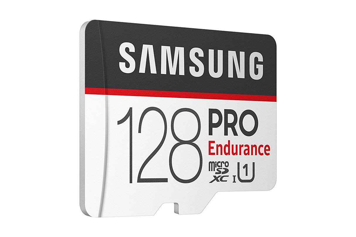 SAMSUNG 128GB PRO ENDURANCE UHS-I CLASS 10 MicroSD Card with SD Adapter for Video Monitoring