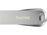 SanDisk Ultra Luxe 256GB Metal USB 3.0 Flash Drive - 150MB/s Speed - Top-Down View