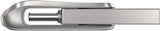 SanDisk 64GB Ultra Dual Drive Luxe USB 3.1 Type-C & Type-A Flash Drive (150MB/s) - Front View