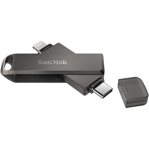SanDisk 64GB iXpand Luxe Dual-Connector Flash Drive for iPhone and USB-C Devices