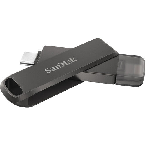 SanDisk 64GB iXpand Luxe Dual-Connector Flash Drive for iPhone and USB-C Devices