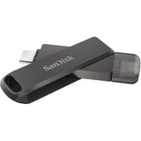 SanDisk 64GB iXpand Luxe Dual-Connector Flash Drive for iPhone and USB-C Devices - Rear View