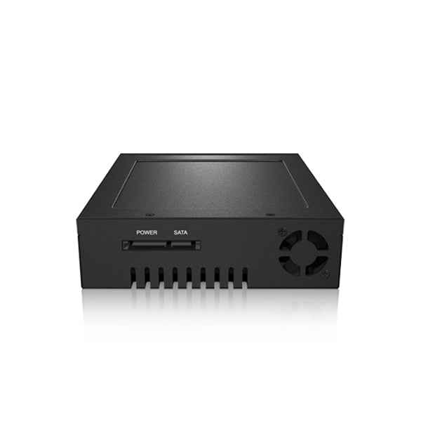 ICY BOX Dual-Slot Mobile Rack for 3.5" & 2.5" SATA/SAS HDD/SSD with Cooling System (IB-148SSK-B)