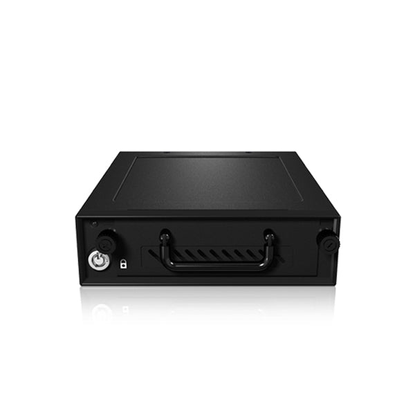 ICY BOX Dual-Slot Mobile Rack for 3.5" & 2.5" SATA/SAS HDD/SSD with Cooling System (IB-148SSK-B)