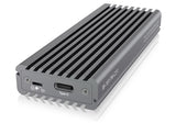 ICY BOX IB-1817M-C31 Premium External Aluminium Enclosure for M.2 NVMe SSDs with Type-C Connection