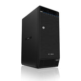ICY BOX External 8-Bay JBOD Enclosure for 3.5-Inch SATA Hard Drives - Front View