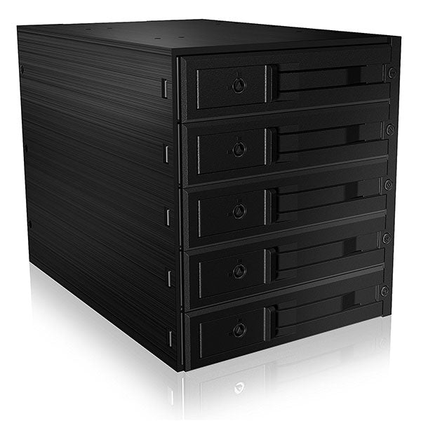 Multi-Drive Backplane for 5x 3.5 SATA/SAS HDDs in 3x 5.25 Bays (IB-565SSK)