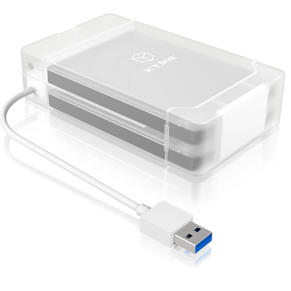 Dual 2.5" SATA HDD/SSD Enclosure and Adapter with USB 3.0 UASP Support - IB-AC7032-U3