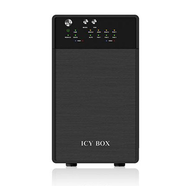 Dual-Bay External RAID System for 3.5" SATA HDDs with USB 3.0 & eSATA Connectivity