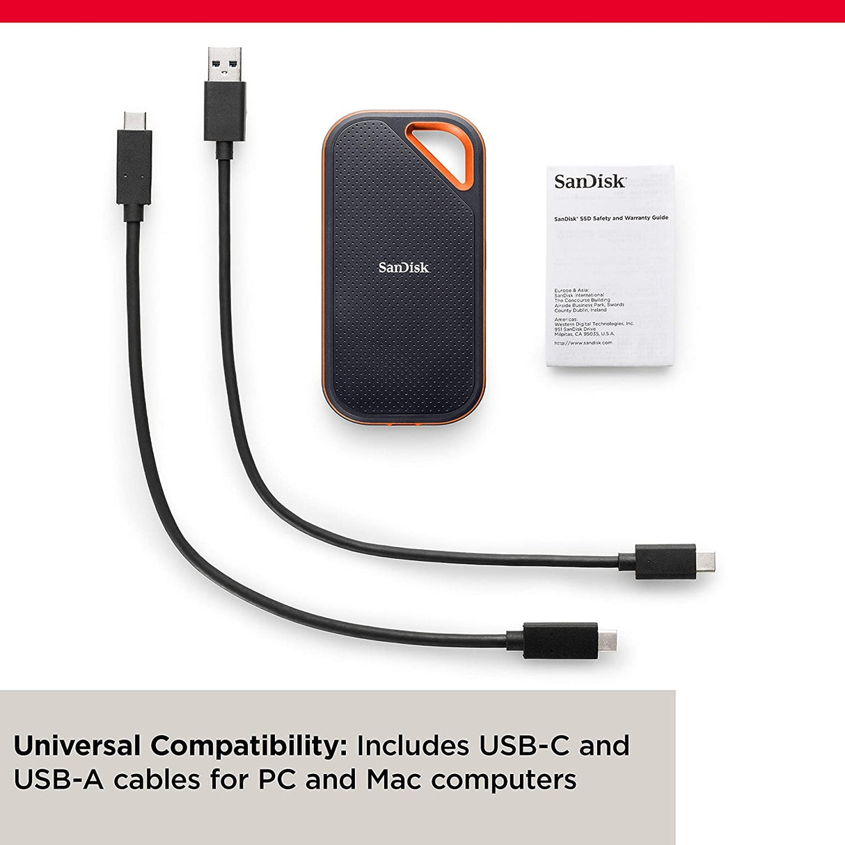 SanDisk 1TB Extreme PRO V2 Portable SSD - High-Speed NVMe Storage Solution