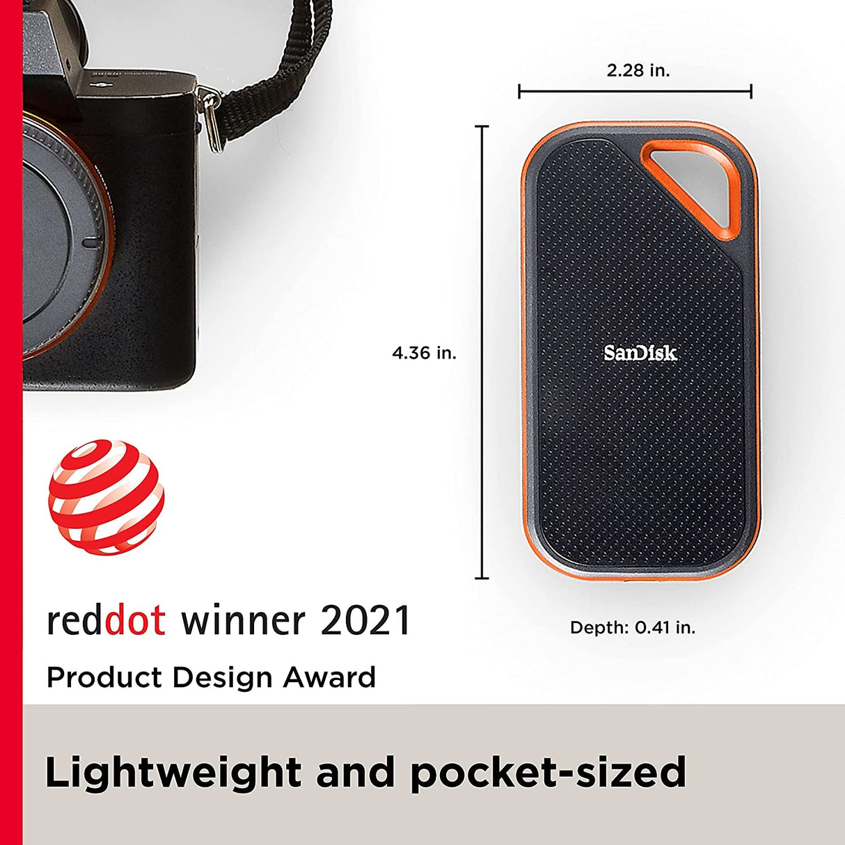 SanDisk 1TB Extreme PRO V2 Portable SSD - High-Speed NVMe Storage Solution