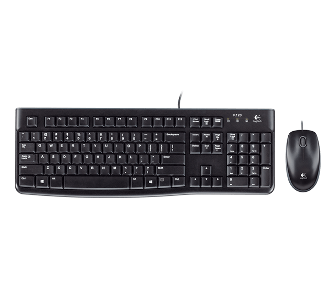 Logitech MK120 Quiet Typing Keyboard and Mouse Combo