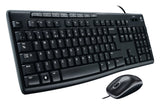 Logitech MK200 Wired Keyboard and Mouse Combo with 1000dpi Sensitivity - Side View