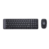 Logitech MK220 Slim Wireless Keyboard and Mouse Combo (920-003235) - Front View