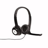 Logitech H390 Comfort USB Headset with Noise-Canceling Microphone - Side View