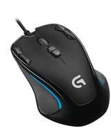 Logitech G300s Ambidextrous Gaming Mouse with Programmable Controls - Front View
