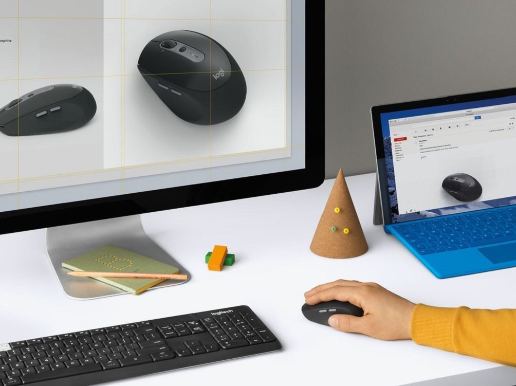 Logitech M590 Silent Wireless Mouse with 24-Month Battery Life and Multi-Device Control