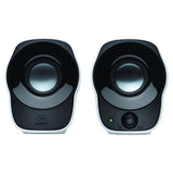 Logitech Z120 Compact USB Stereo Speakers 2.0 System - Side View