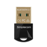 Simplecom NB410 Wireless Bluetooth 5.1 USB Adapter Dongle - Front View