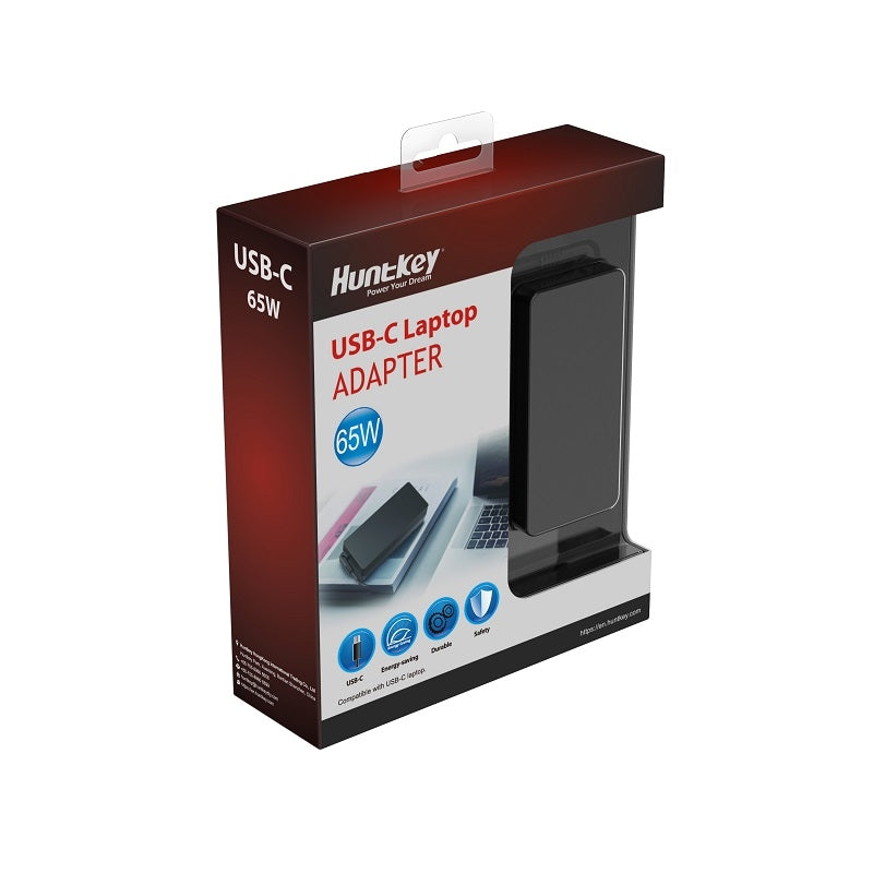 HUNTKEY 65W USB-C Notebook Charging Adapter (Model HKA06520033-016)