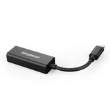 Simplecom NU313 USB-C to Gigabit Ethernet Adapter with Aluminium Finish - Front View