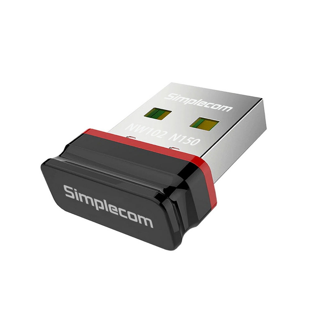 Ultra-Compact Simplecom NW102 N150 WiFi 802.11n Nano USB Adapter