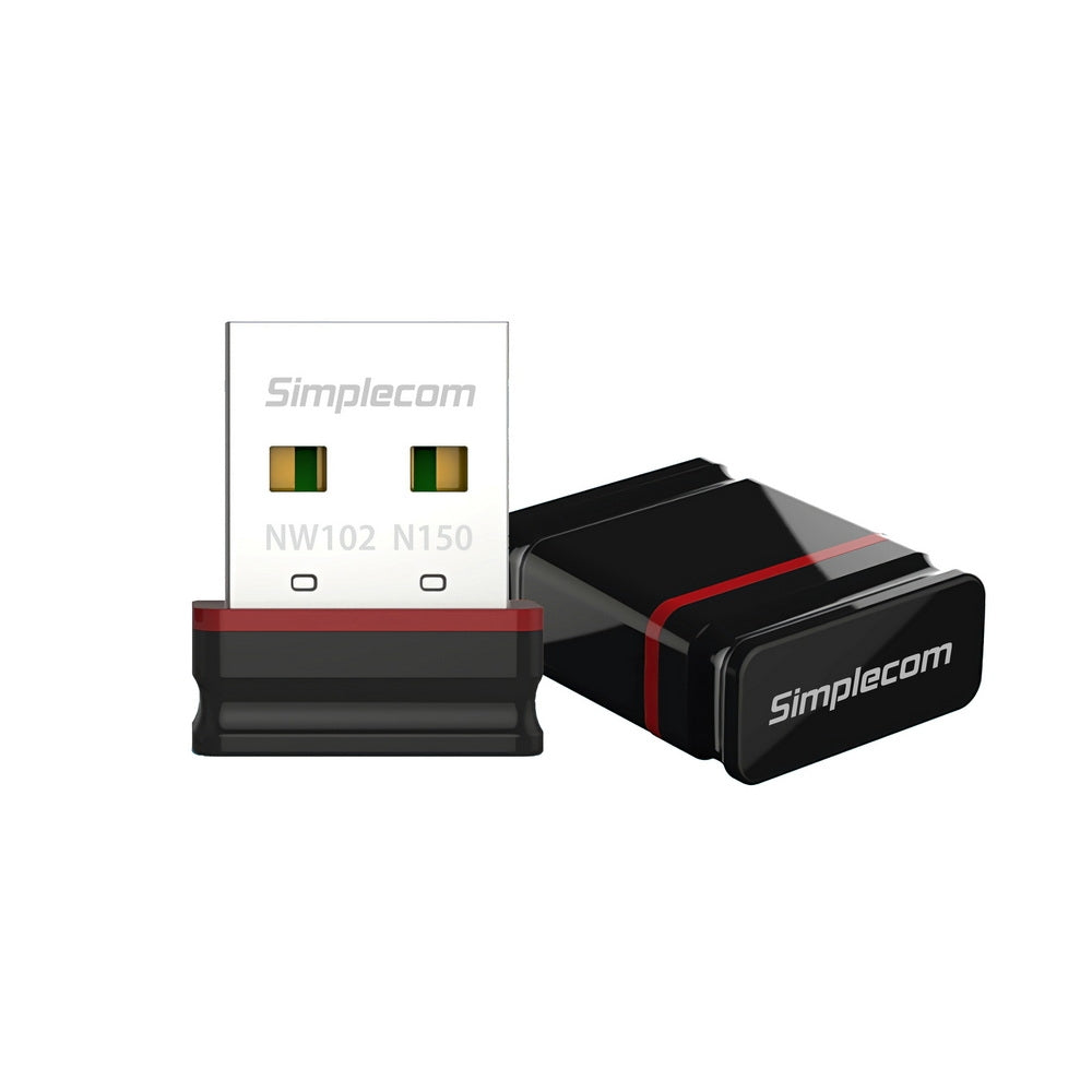 Ultra-Compact Simplecom NW102 N150 WiFi 802.11n Nano USB Adapter
