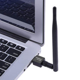 Simplecom NW150 150Mbps USB Wireless N WiFi Adapter with Enhanced 5dBi Antenna - Top-Down View