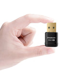 Simplecom NW601 AC600 Dual Band Mini Wireless USB Adapter - Top-Down View
