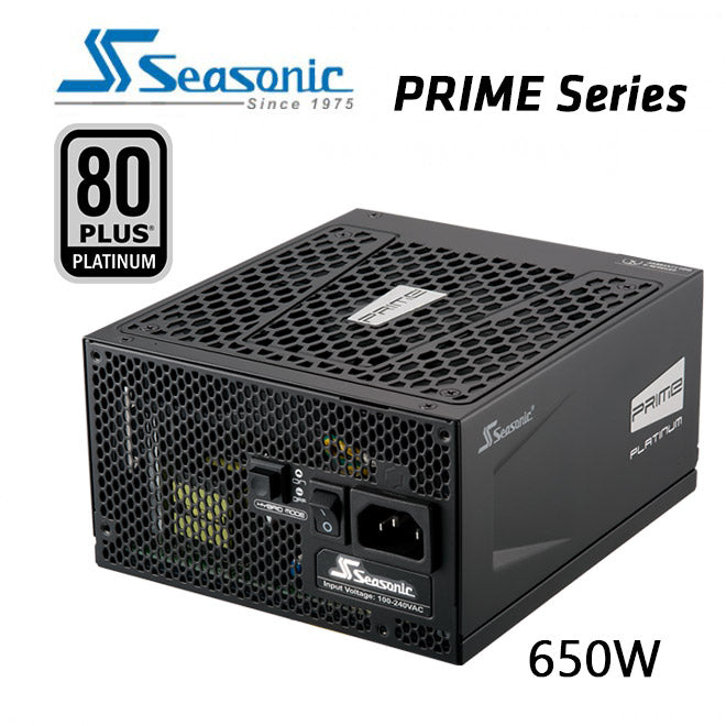 Seasonic 650W Platinum Efficiency Power Supply (SSR-650PD)