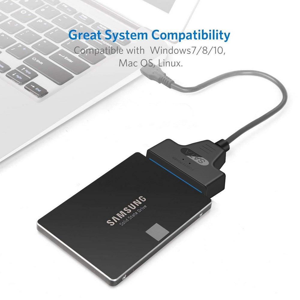 Simplecom SA128 USB 3.0 SATA Adapter Cable for 2.5" SSD/HDD Access
