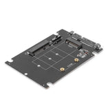 Dual-Function mSATA and M.2 to SATA Adapter by Simplecom SA207 - Front View