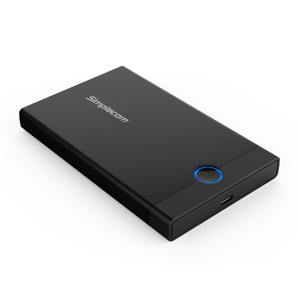 Tool-Free USB-C Enclosure for 2.5" SATA HDD/SSD with USB 3.2 Gen 2 Speed