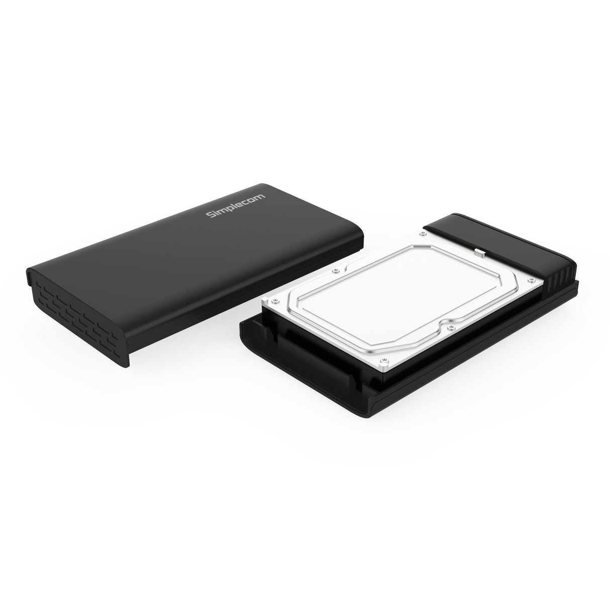Simplecom SE301 3.5 SATA to USB 3.0 Hard Drive Dock with Removable Cover - Black