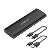 Simplecom SE516 Tool-Free Aluminium USB-C Enclosure for NVMe/SATA M.2 SSDs - 10Gbps Transfer Speed