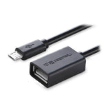 UGREEN Micro USB OTG Adapter Cable for Data Transfer and Device Connectivity - Side View