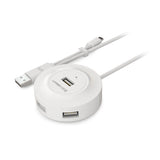 UGREEN 4-Port USB 2.0 OTG Multi-Hub - Side View