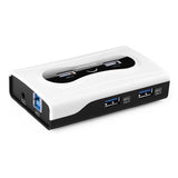 UGREEN Compact 7-Port USB 3.0 Hub with Super Speed Connectivity - 45-Degree Angle