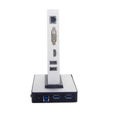 Winstars USB3.0 Dual Monitor Docking Station with HDD Docking Base - Top-Down View