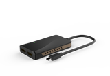 WINSTAR WS-UTA01H Thunderbolt 3 USB-C Dual 4K HDMI Display Adapter - Front View
