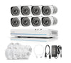 Zmodo 1080P NVR 8CH Outdoor CCTV 720P sPoE Security Camera System 2MP