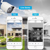 Zmodo 720p HD Wireless Outdoor Security Camera with Smart Night Vision and Motion Detection - 45-Degree Angle