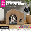 Pet Basic Vintage Cozy Cat House Waterproof Mattress 52 x 47 x 50cm