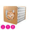 Pet Basic Cat Silhouette Cozy House Waterproof Mattress 39 x 47 x 38cm