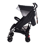 Bebe Care Mira DLX Lightweight Stroller - Jet Black - Front View
