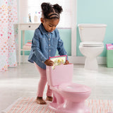 Toddler Potty Training Toilet - Pink - 45-Degree Angle