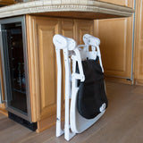 Joovy Compact Nook High Chair - Black - Rear View