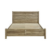 Double Size Bed Frame Natural Wood like MDF in Oak Colour