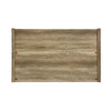 King Size Bed Frame Natural Wood like MDF in Oak Colour