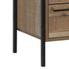 Bedside Table 2 drawers Night Stand Particle Board Construction in Oak Colour